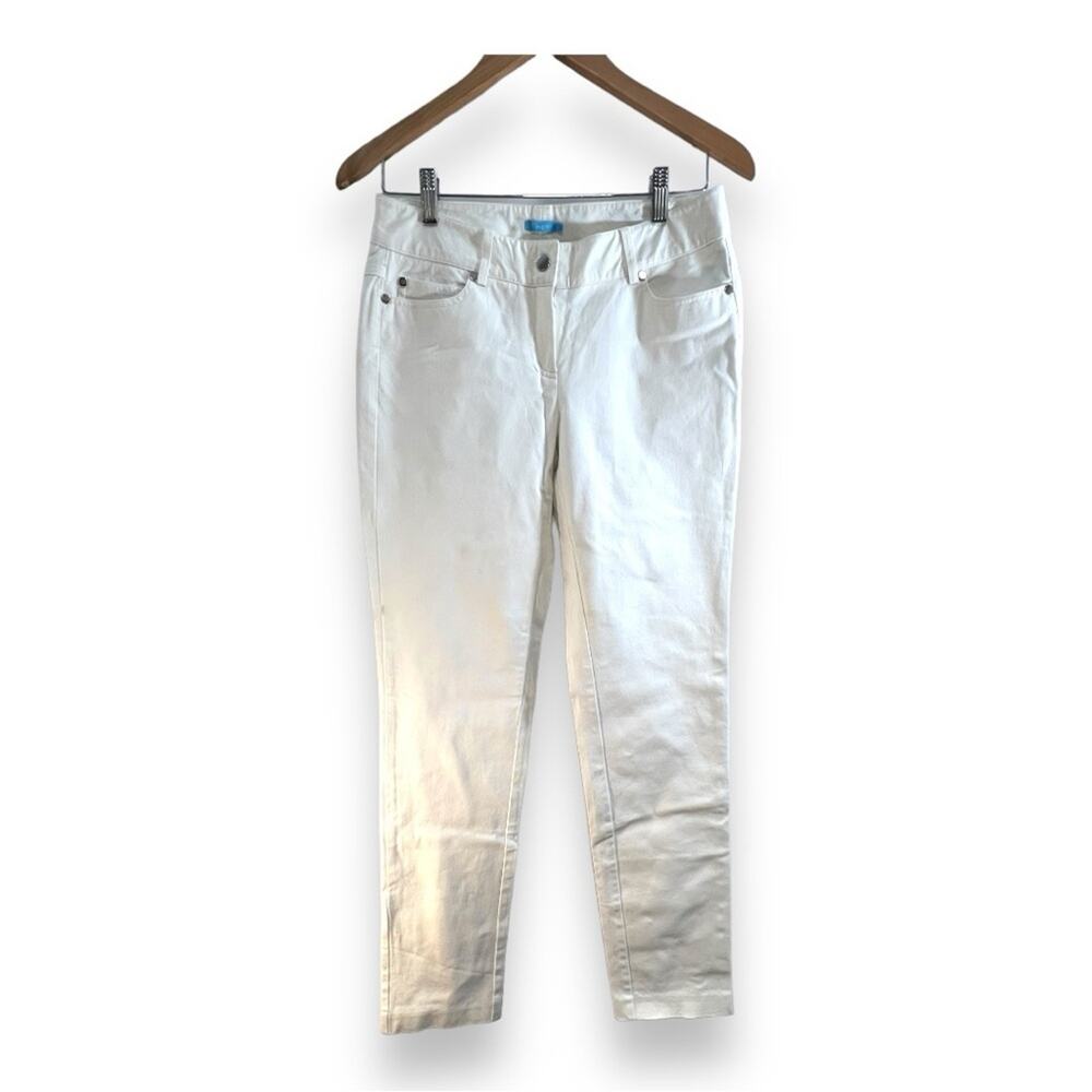 J MCLAUGHLIN WHITE JEANS SZ 2